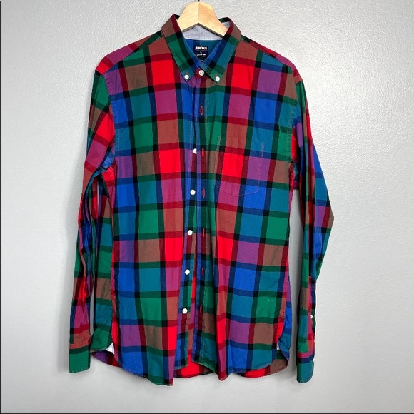 Bonobos Other - BONOBOS | Colorful Buffalo Check Shirt L slim fit